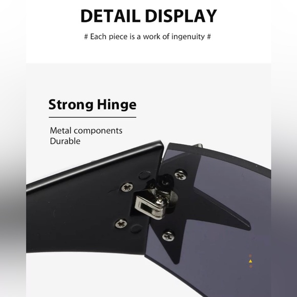 Punk Sports Sunglasses Women Brand Designer Wrap Around SunGlasses UV400 Eyewear - Picture 5 of 7